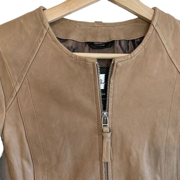 Mackage for Aritzia Lamb Leather and Wool Jacket - Picture 3 of 12